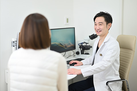 処置、お薬や治療の説明